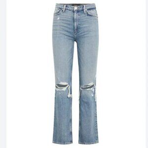 Hudson "Remi" high rise Straight ankle Jeans